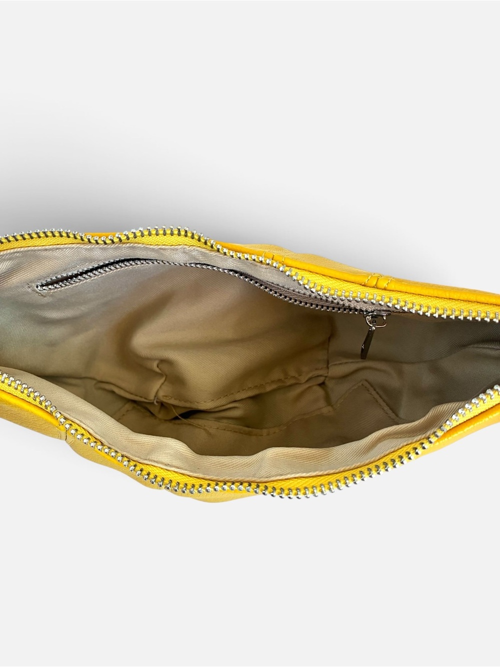 Yellow Knotted Strap Shoulder Bag - Women's Casual Crossbody - Picture 4 of 4